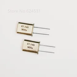 10pcs HC-49U in-linea di cristallo di quarzo oscillatore 27.145MHZ 27.145M passivo risonatore di cristallo