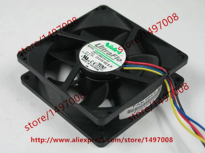 Nidec T80T12MS1A7-57 T07 DC 12V 0.30A 80x80x25mm Server Cooling Fan