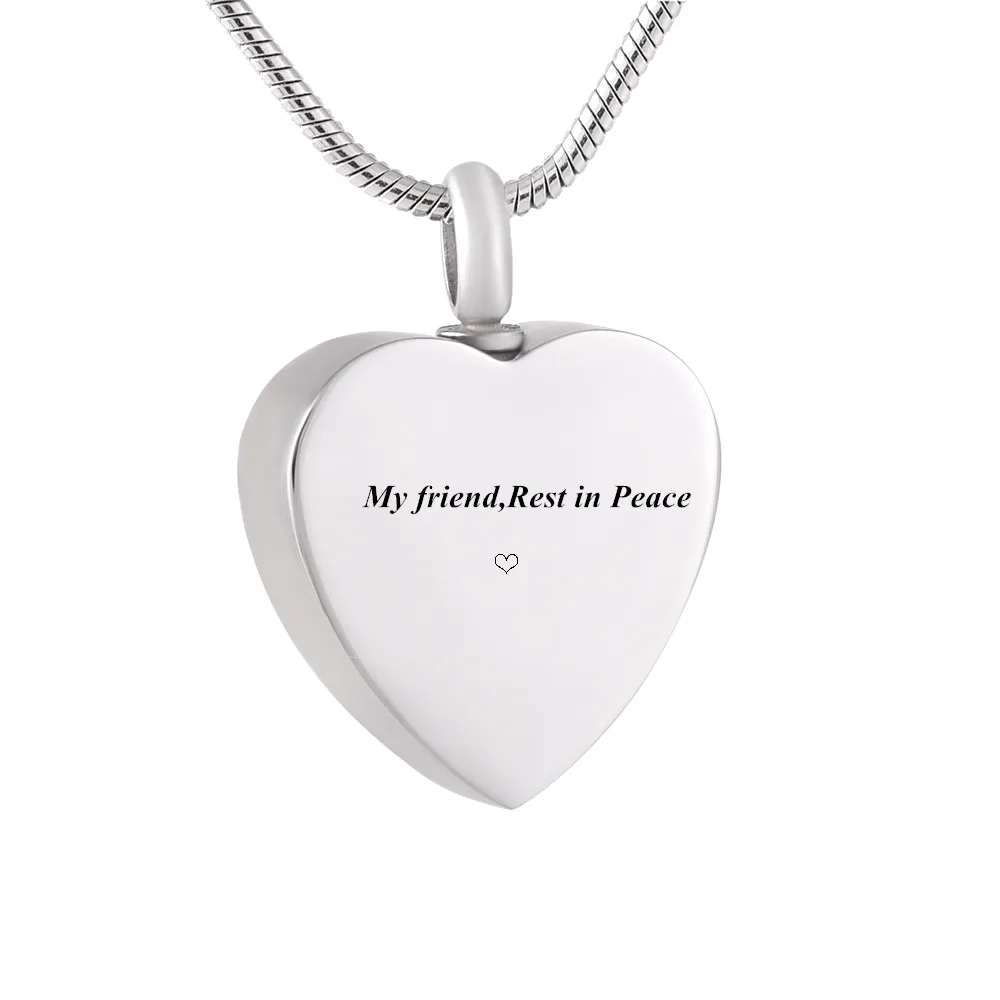 Custom Heart Ashes Urn Pendant My Mum/Dad/Grandma/Grandpa Rest in Peace Memorial Jewelry for Their Ashes Remaining