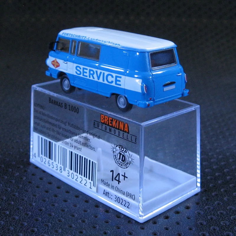 Bre kina 1:87 Bar kas B 1000 Van 7 Pocket model boutique alloy car toys for children kids toys Original Box 