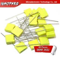 40PCS Correction capacitor 15NF 153J 100V 5mm Polypropylene Safety Plastic Film Capacitor New original