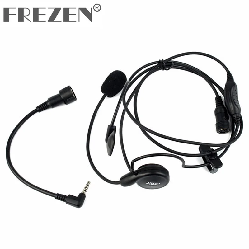 Advanced Unilateral Headphone Mic Neckband Earpiece Cycling Field Tactical Headset For Yaesu Vertex VX-3R FT50R 60R Radio