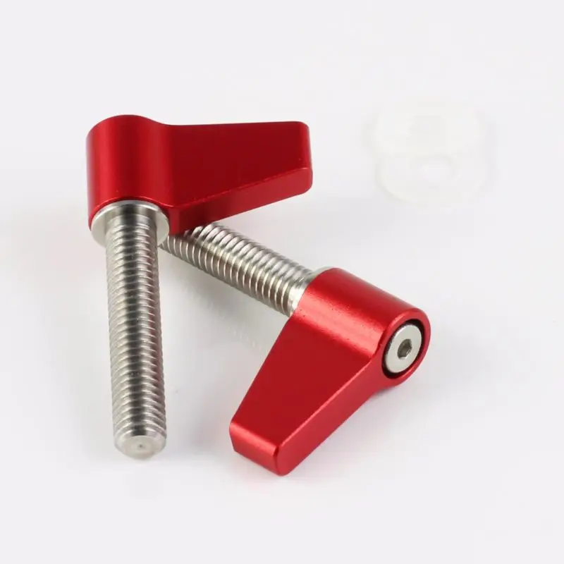 30mm de comprimento m6 polegar rathet wingnut parafuso fr dslr câmera rig 15mm haste sistema tripé acessórios 3-axis cardan estabilizador de mão