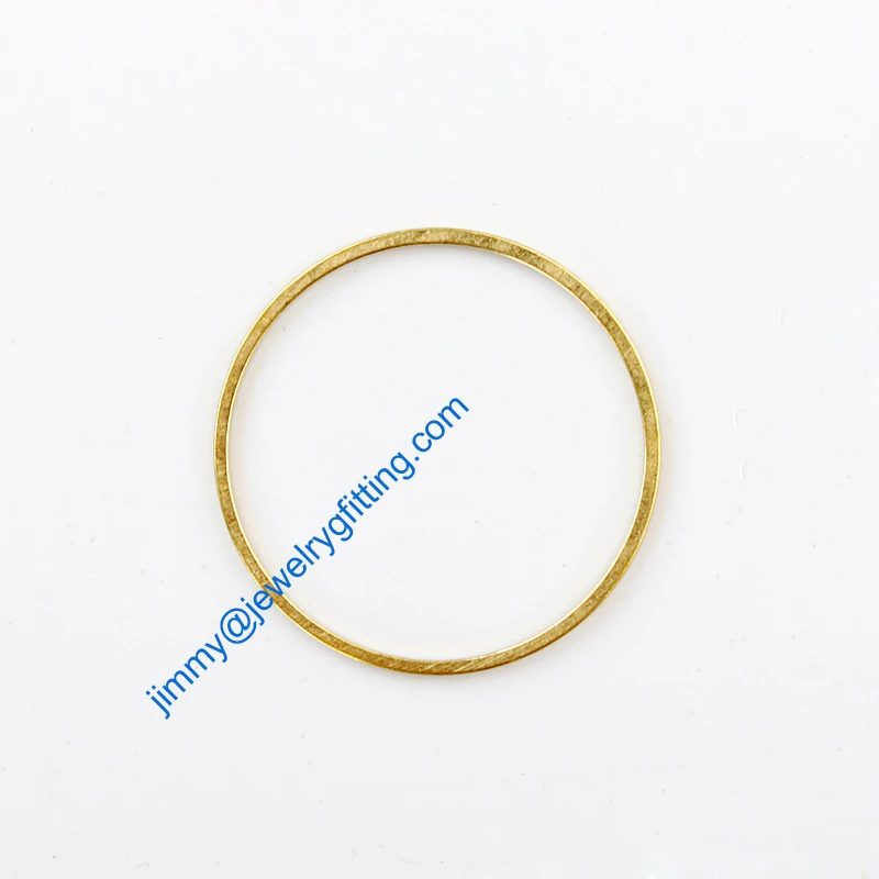 

2000PCS Raw Brass Circle 25*1*1mm copper Rings fashion jewelry findings jewelry Connectors Quoit