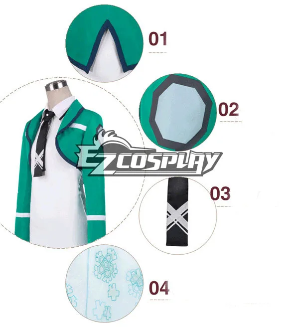 65% cotton+35% polyeste Mahouka Koukou No Rettousei Cosplay Costume E001