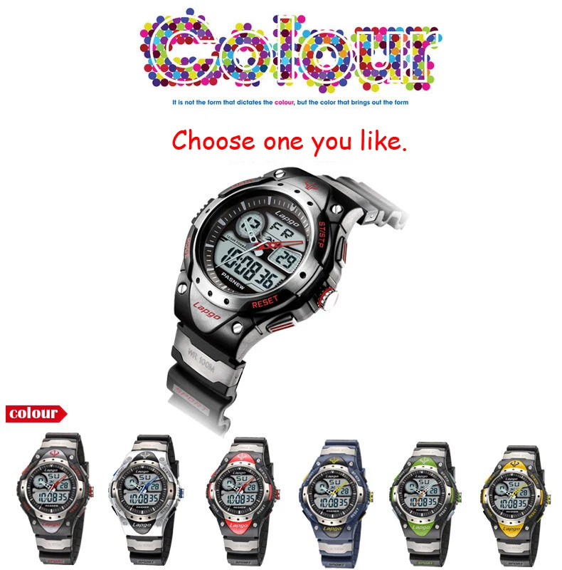Orologio Digitale Militare Uomo, 49 Mm, Multifunzione Con Doppia Ora, Sveglia, Cronometro E 50 M Impermeabile