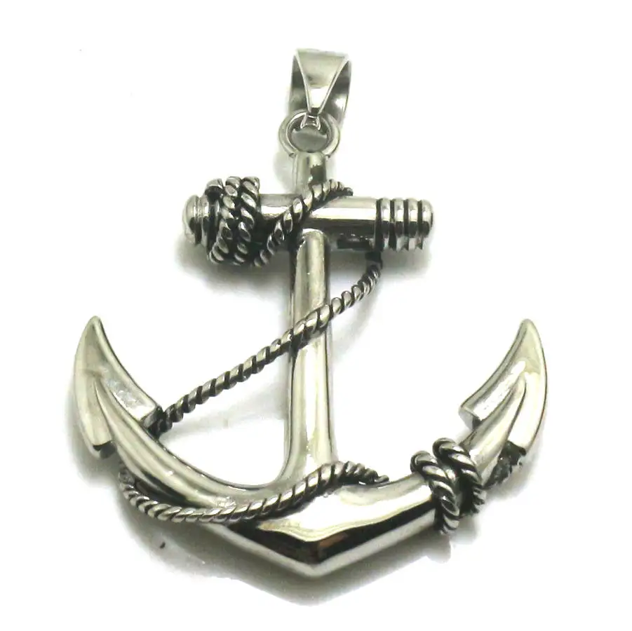 316L Stainless Steel Cool Punk & Gothic Newest Anchor Pendant