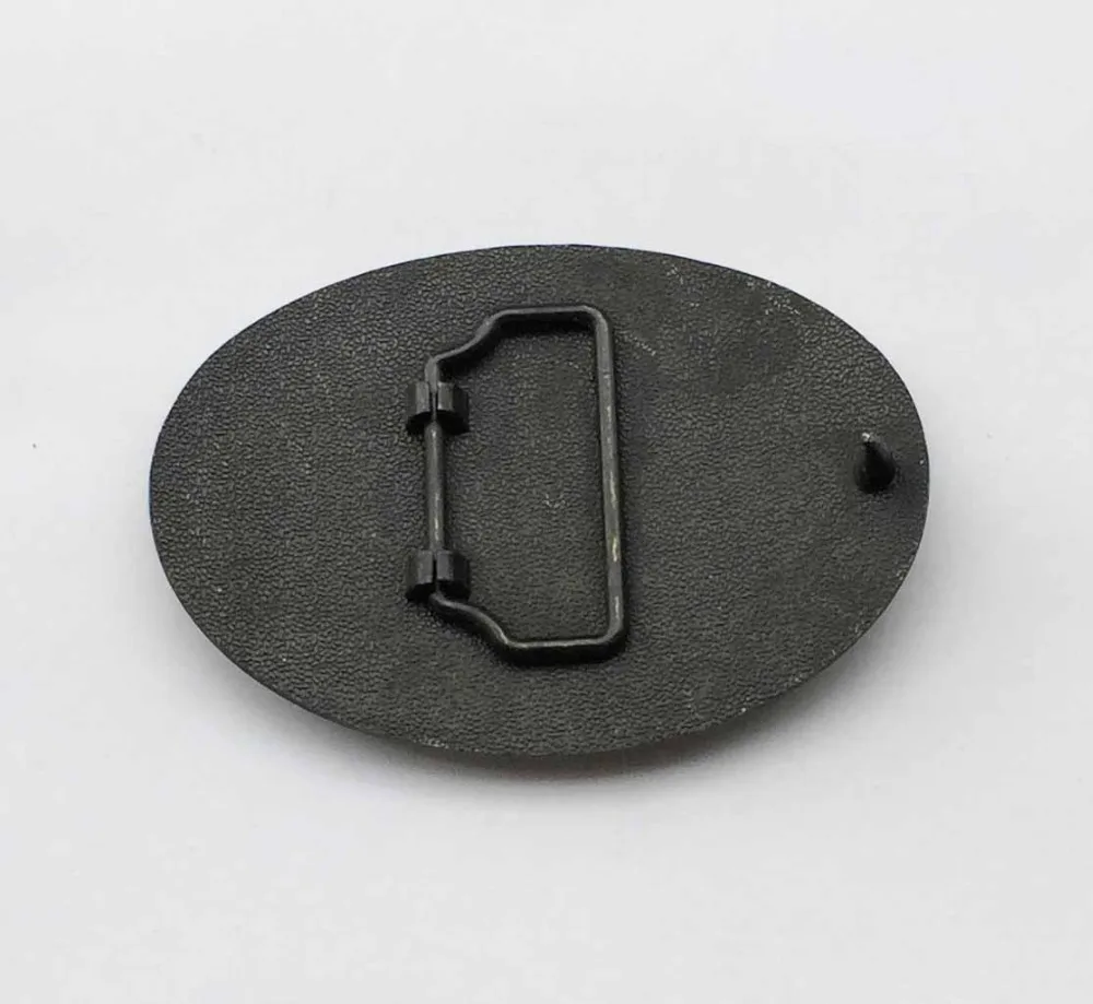 Western Cowboy belt buckle Metal Star Oval Bronze Metal Fashion Mens Buckles Jeans Accessories Fit 4cm Wideth Belt