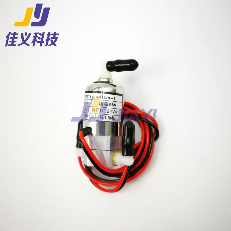 2Pcs/Pack  8W 24V Elbow Bend Solenoid Valve for Infinite/Xuli/Crystal-Jet DX5/DX7 Inkjet Printer;Good Price!!!