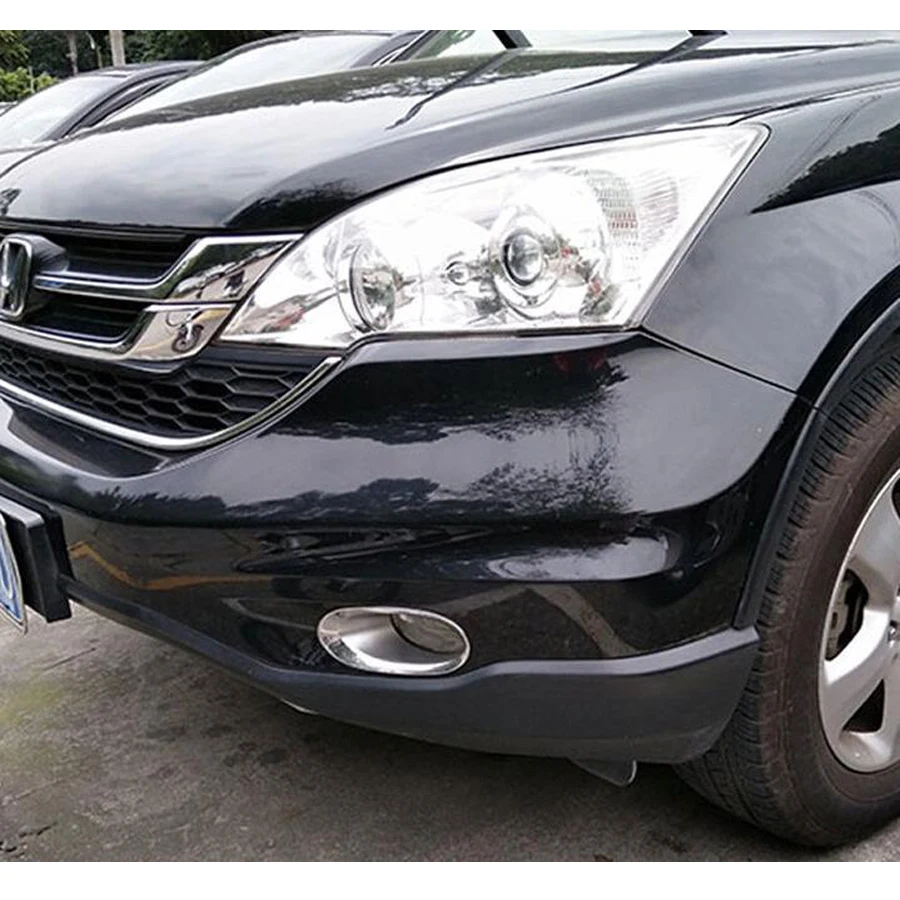 Auto Anteriore Della Luce di Nebbia Della Lampada Anello Trim Per Honda CRV CR-V 2010 2011 Auto Styling Stampaggio Parti Esterne Accessori ABS 2