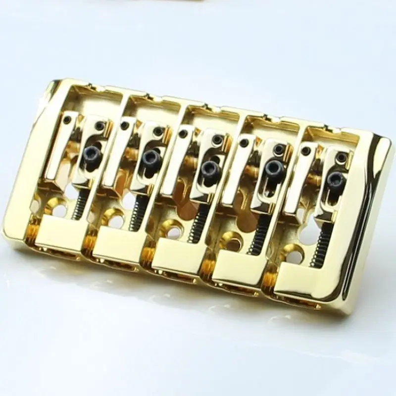 5-String Bass Bridge BB 405 w/Locking Zinc Saddles Dual Load 19mm