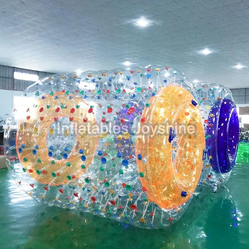 Palle gonfiabili del rullo dell'acqua di trasporto libero, palla di camminata dell'acqua gioca la palla di Zorb 2.2x2.1x1.6m una pompa libera