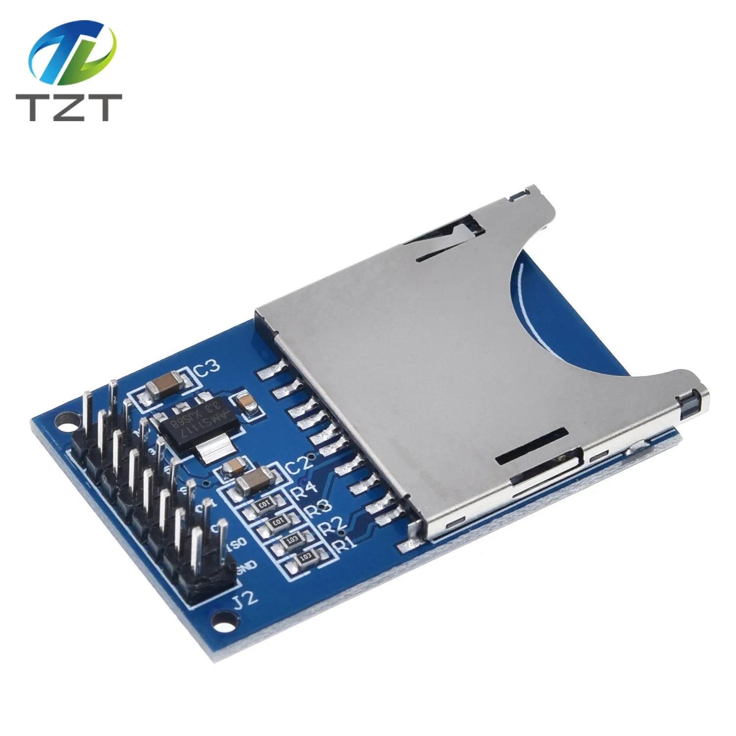 1/3PCS TZT Lese- und Schreibmodul SD-Kartenmodul Steckplatz Leser für Arduino – Detail 5