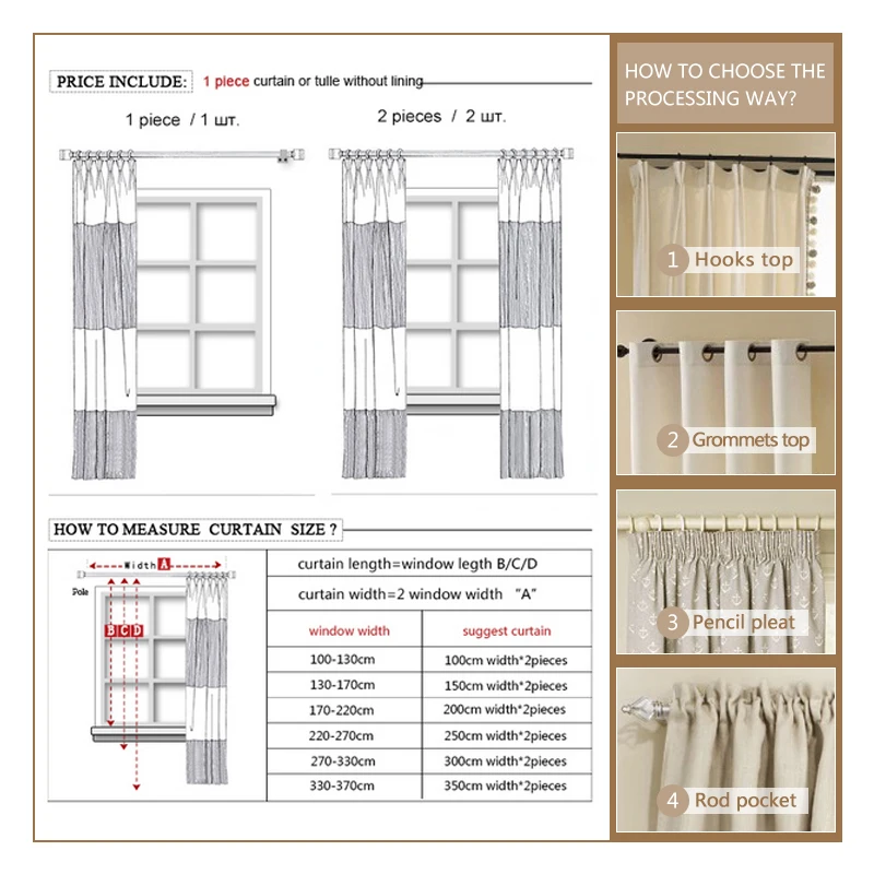 CITYINCITY-americanos Cortinas para Sala, Soft Voile Branco, Sólido Rural Tulle Cortina, Quarto Pronto Feito Cortina