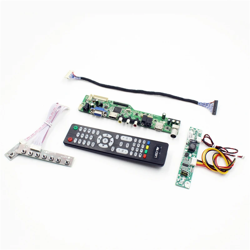 M6V5 LCD TV controller board with TV AV VGA Audio USB HDMI-Compatible for LM230WF3-SLK1 M236H1-L01 1920X1080 5v lcd panel diy