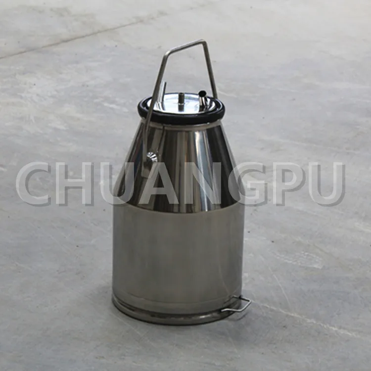 25L Stainless Steel201 Milk Can, Milk Bucket for Goat Milking Machine