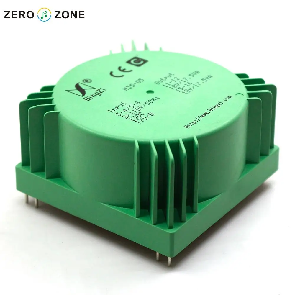 NEW Sep_store 35W Green  Sealed transformer 2X7.5V/2X9V/2X12V/2X15V/2X18V/2X24V