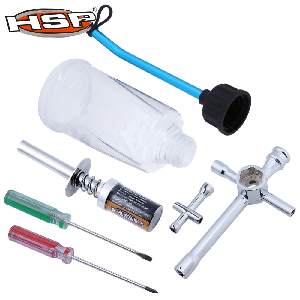 1set HSP 80142 Nitro Gas Starter Kit / Glow Plug accenditore strumento 1.2V 1800mah per HSP camion passeggini Drift Cars 4wd Wltoys Toy