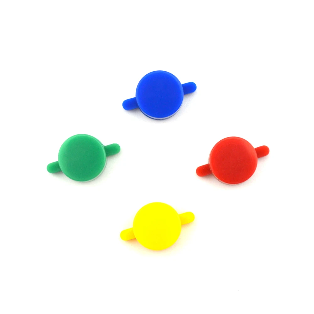 10 Sets Replacement plastic Buttons Colorful A B X Y pad for S-N-E-S for F-C Controller