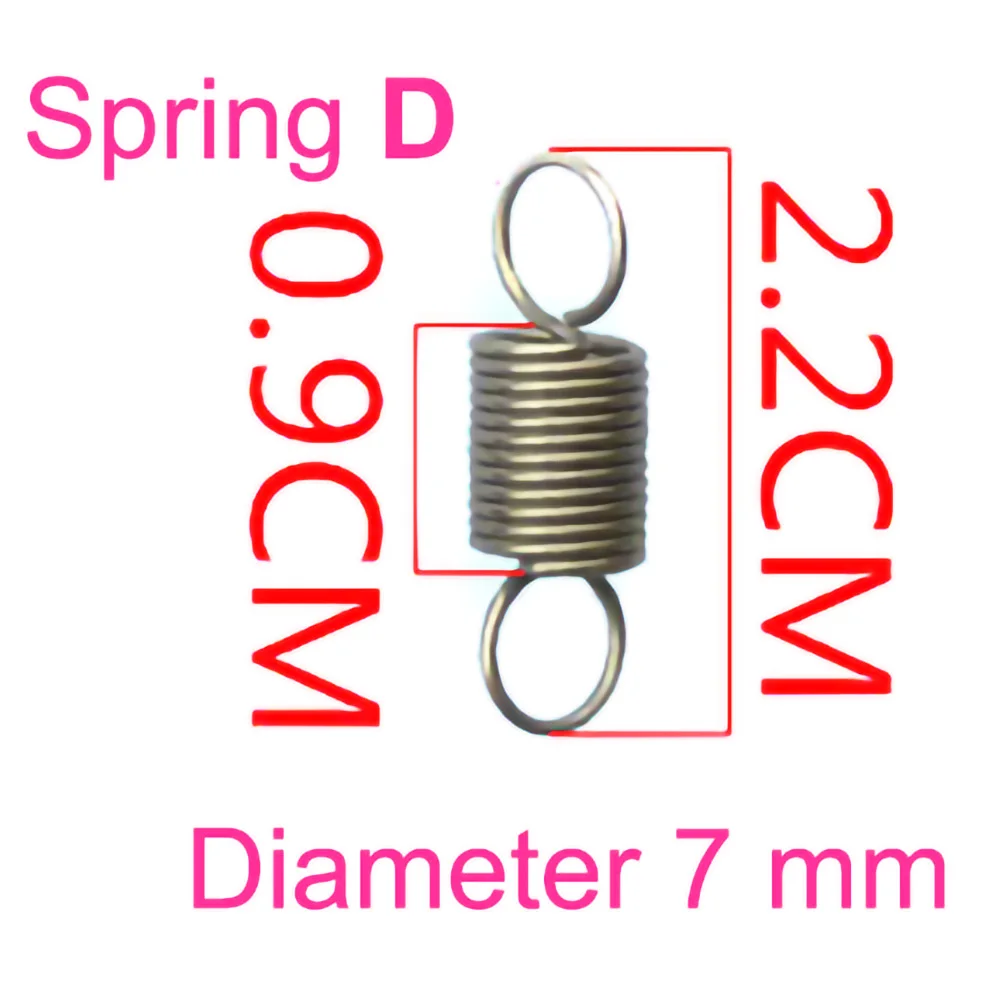 2 pz/lotto Universale Forno A Microonde Porta Gancio di Estensione Molla D di Ricambio Parti di Forno A Microonde di Alta Qualità di Nuovo 100%