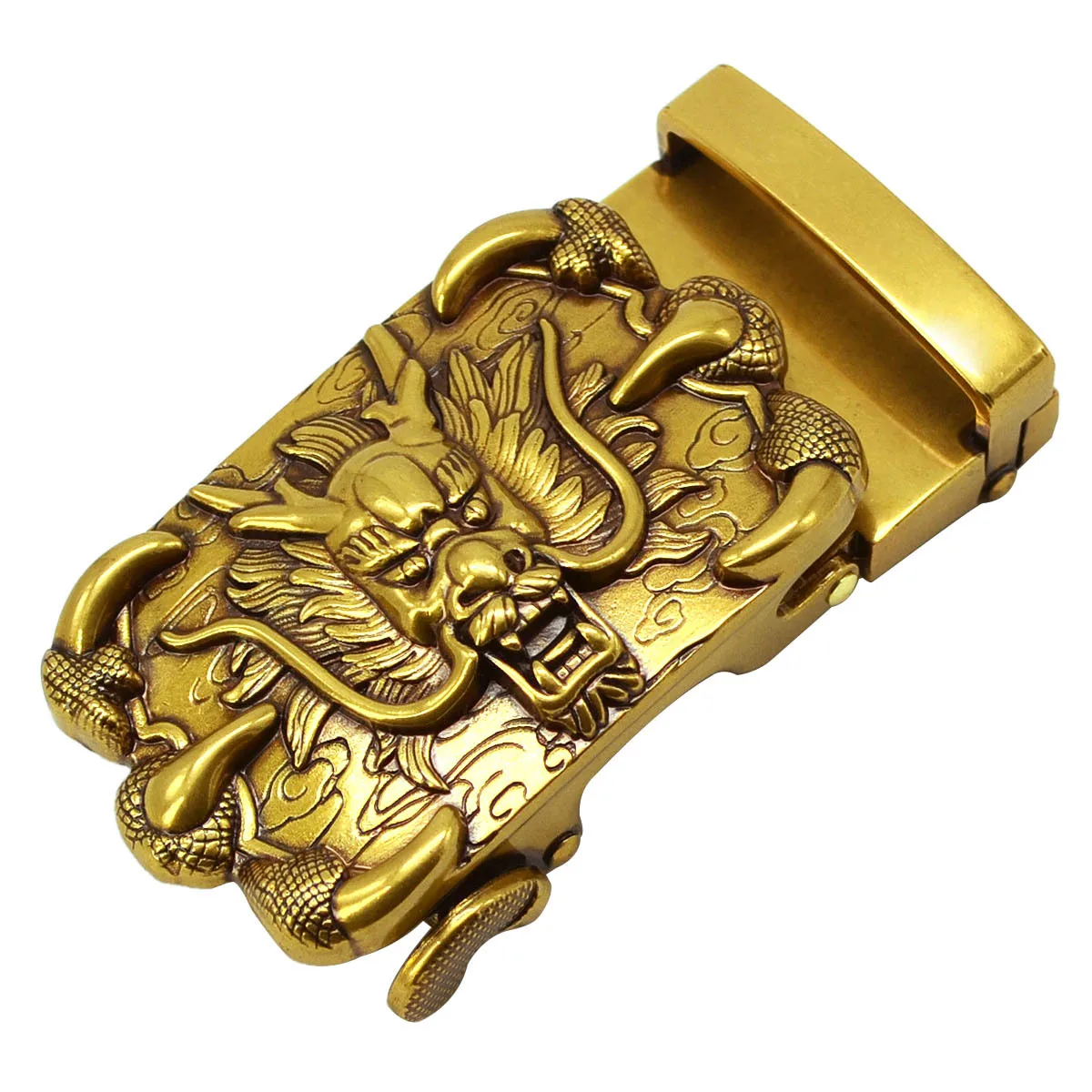 new Antique automatic buckle men's belt head retro alloy buckle trousers belt buckle head golden faucet buckle luxury fashion
