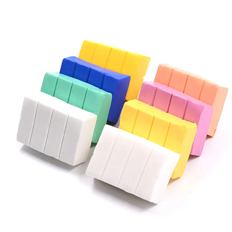 Cerâmica macia Argila polimérica, Ferramenta de fixação de aquecimento, Embalagem selada, Material artesanal DIY, 12 cores, 60 g por bloco