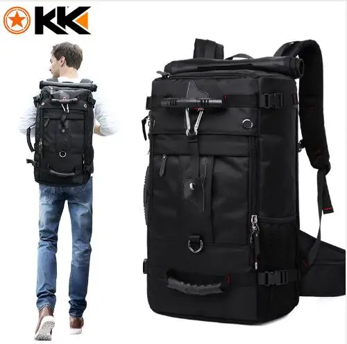 40L 50L Travel Backpack Men Large capacity Oxford Travel Backpack Multi Function 17 inch Laptop  Men Travel Bag Backpack For Men