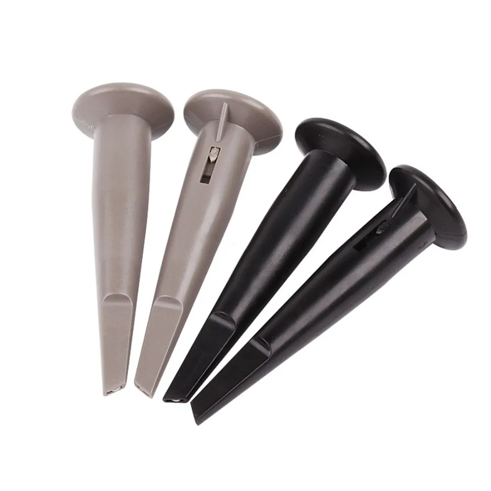 1pc Universal Oszilloskop Sonden kappe Schutzkappen schwarz und grau mit Haken – Detail 1