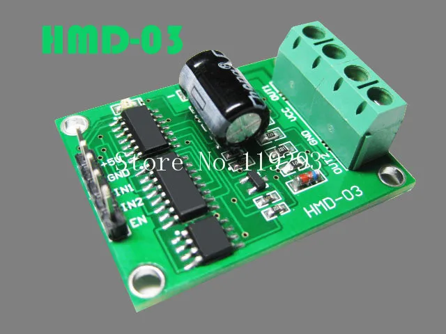 [[BELLA]High-power H -bridge DC motor driver module 55A overcurrent protection program provides smart car c51--5PCS/LOT