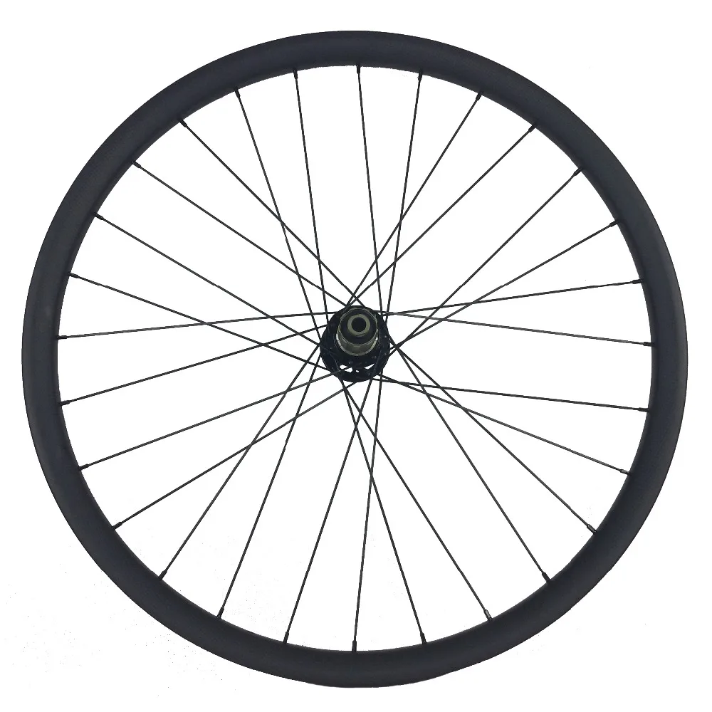 Bike Parts Light Weight DH Mountain Cycle 29 Inch Carbon Wheelset 35mm Width Clincher Hookless Tubeless Compatible For Down Hill