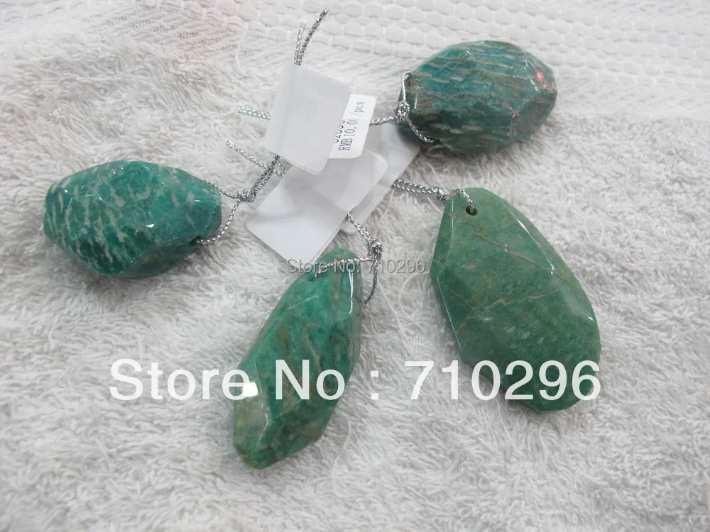 

10 шт./лот, натуральные амазониты для России, нестандартные размеры 20-40 мм, натуральные ювелирные подвески everlast