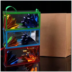 Medium Size Super Delux Paper Bag Appearing Flower From Empty Box Stage Magic Tricks Dream Bag Large Illusion Magic Kid Gifts