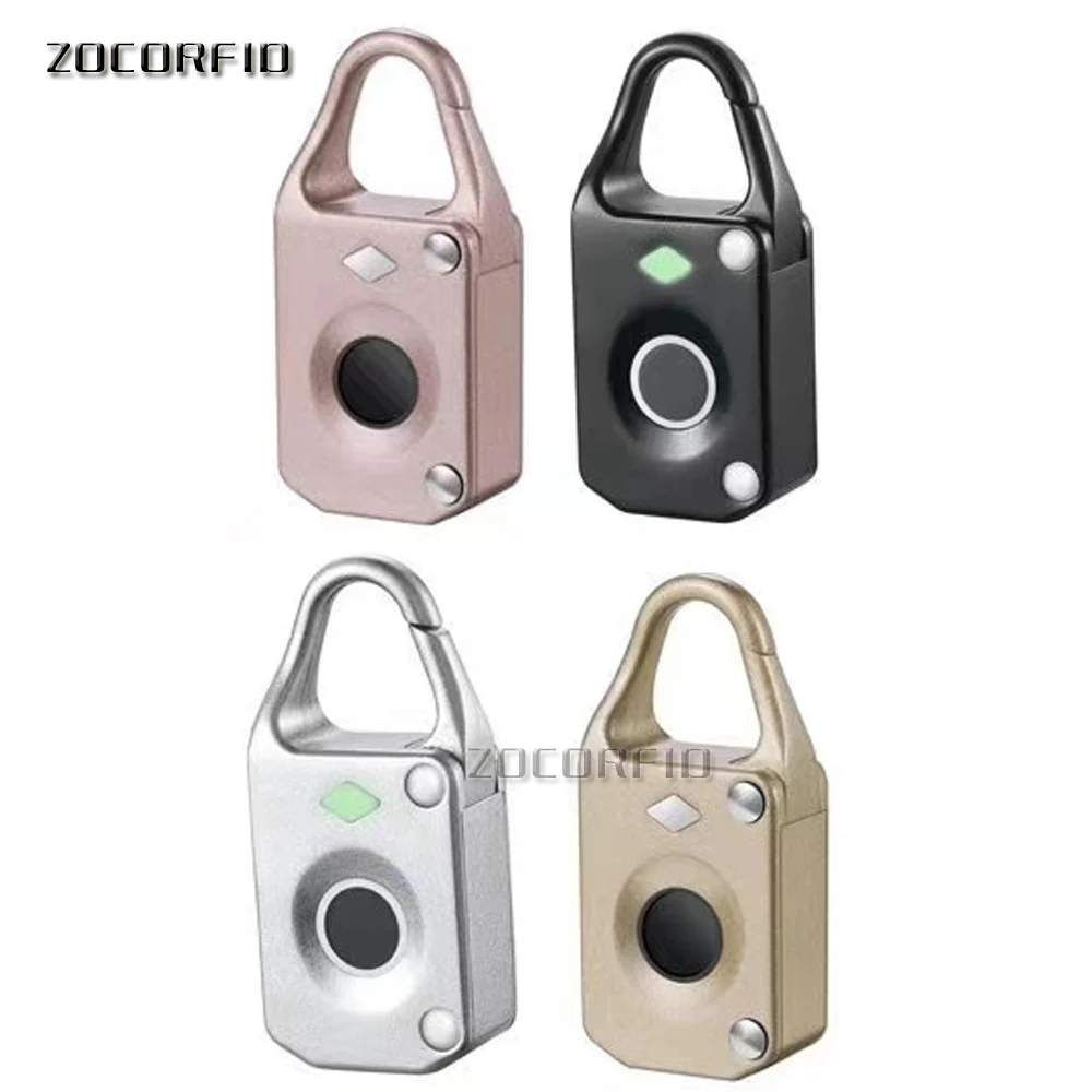 

Anti-theft smart Fingerprint Padlock be used in door/box/cabinet