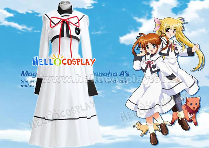 

Nanoha Takamachi Cosplay Uniform H008