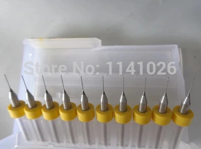Brocas para placa de circuito impreso PCB, 0,8mm, 10 unidades, envío gratis