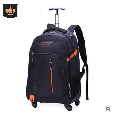 Men wheeled backpack for Travel trolley bags Rolling Luggage backpack bags on wheels Business Cabin Travel trolley bag suitcase