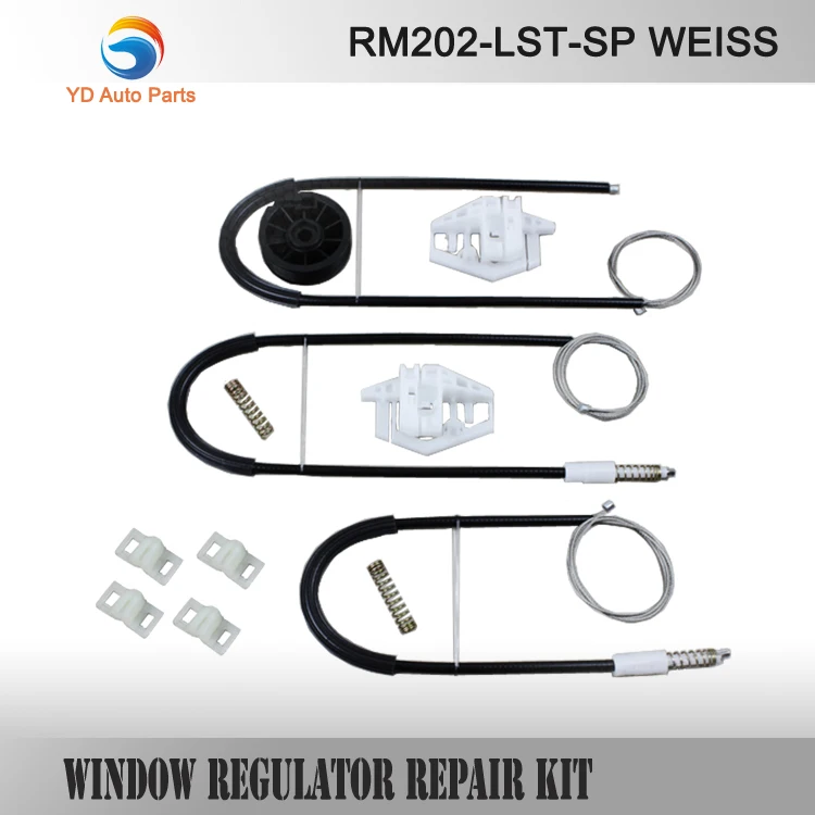 WINDOW REGULATOR COMPLETE CLIP SET FOR RENAULT MEGANE II 2/3 COUPE DOOR WINDOW REGULATOR REPAIR KIT FRONT-LEFT