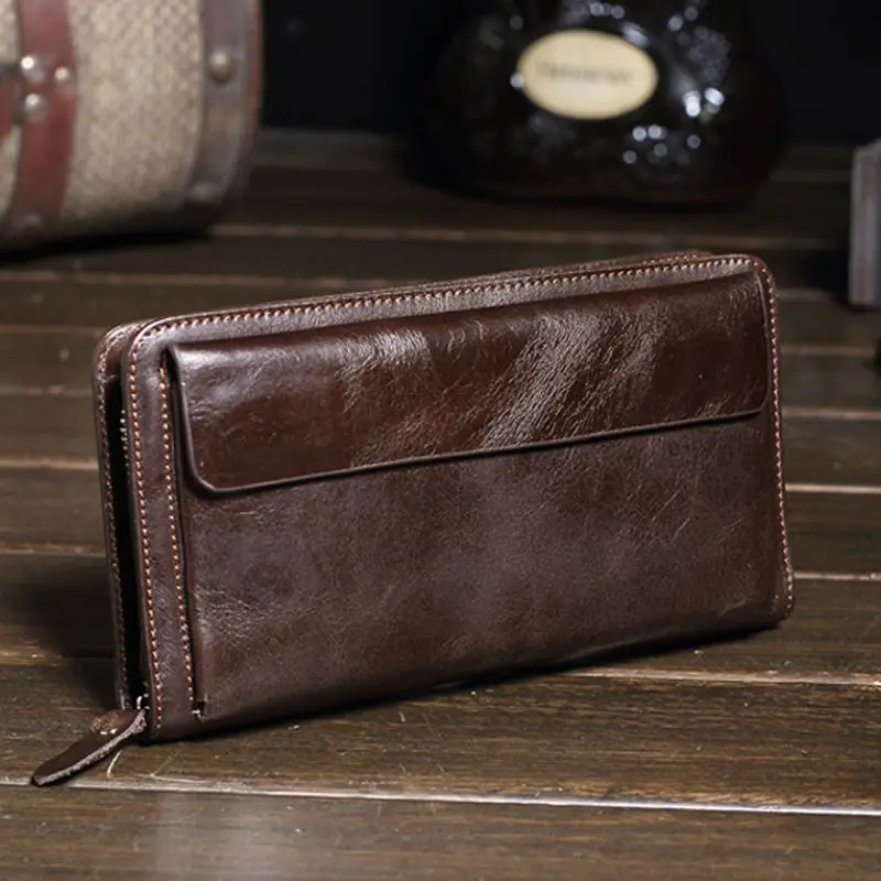 

2016 New Fashion Genuine Leather Men Wallet Women Purse Leather Coin Holder Money Clip Wallet Purses Man Clutch Bag Wholesale