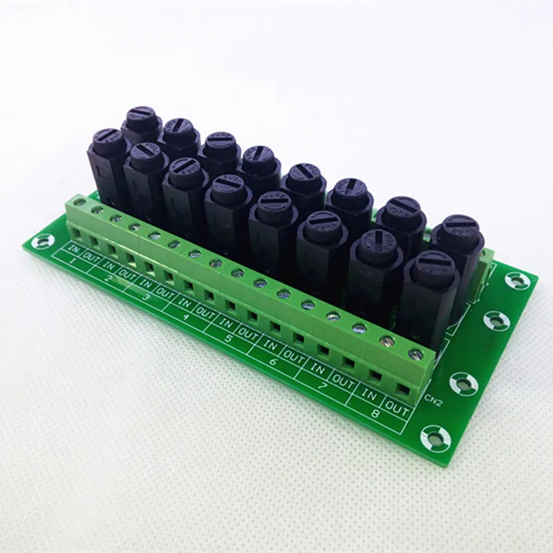 Fuse Module,16 Channel Fuse Power Distribution Module Board.