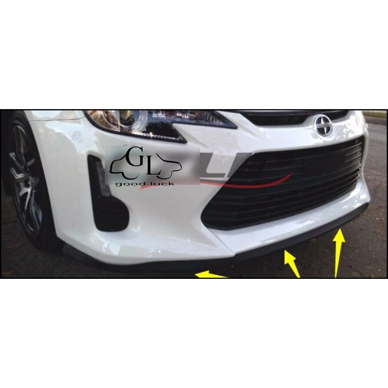 For TOYOTA iQ For Scion iQ For Aston Martin Cygnet Front Bumper Lip / Spoiler  Scratch Proof  / TOPGEAR Body Kit / Strip Skirt