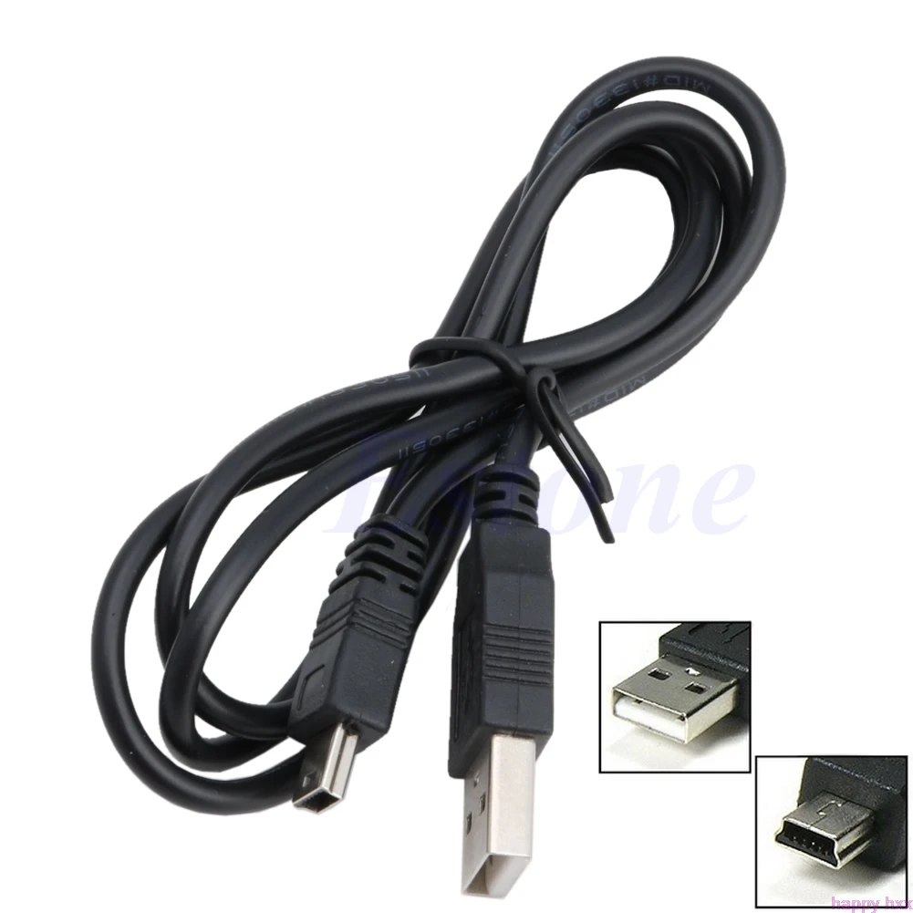 Veel Usb 2.0 Male A Naar Mini 5 Pin B Data Sync Charger Cord Oplaadkabel Adapter