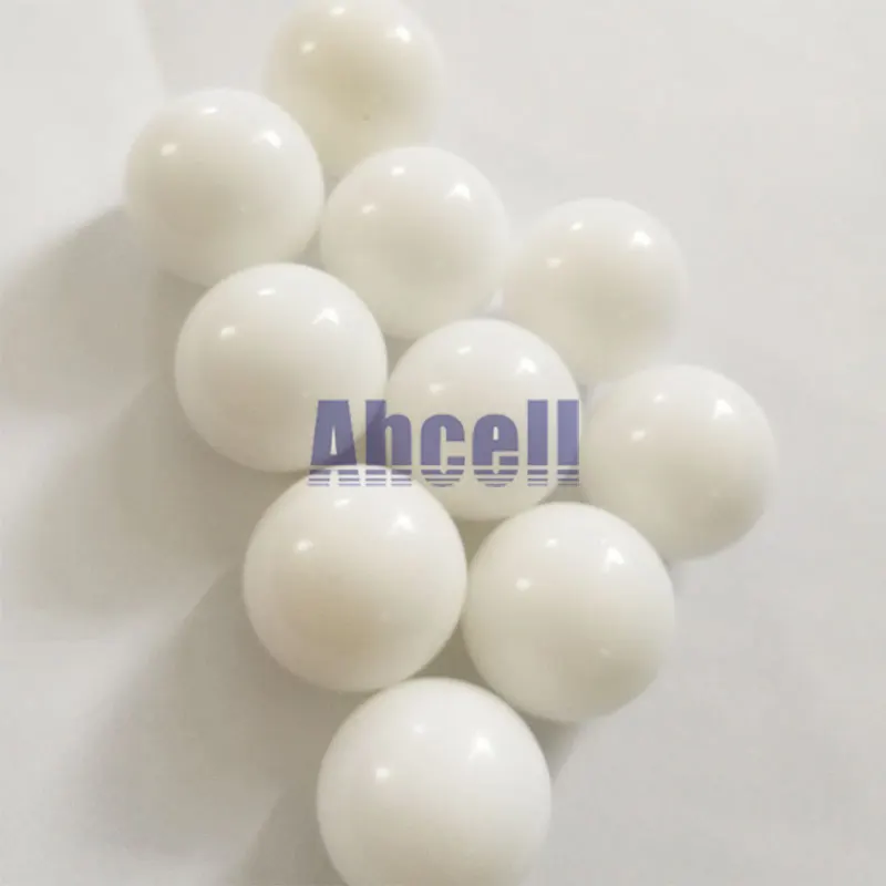20mm POM Solid White Color Polyformaldehyde High Precision Ahcell Roundness Bearing Grade Plastic Ball