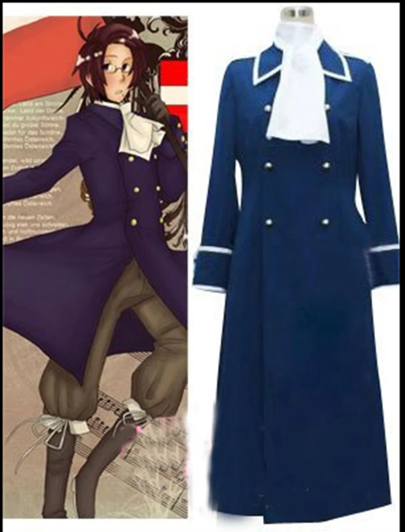 Hetalia Cosplay Costumes Hetalia Axis Powers Austria Cosplay Costume coat+scarf 11