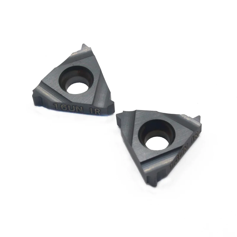 16IR 16UN 10PCS Carbide Threading Inserts 16IR 16UN LDA Standard Cone tube Threaded CNC Internal thread Carbide insert