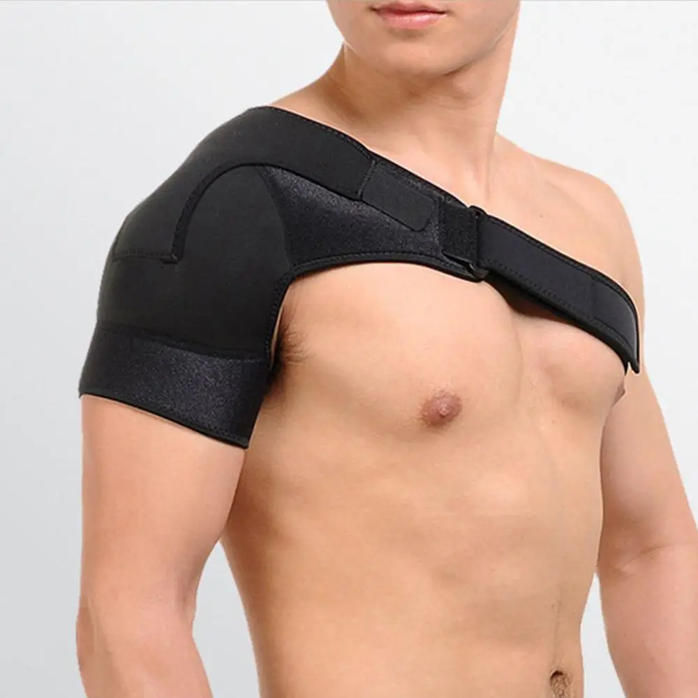 1 PC Adjustable Professional Shoulder Strap Shoulder Pads Protector Sports Elastic Breathable Brace Support Wraps Arm Protection