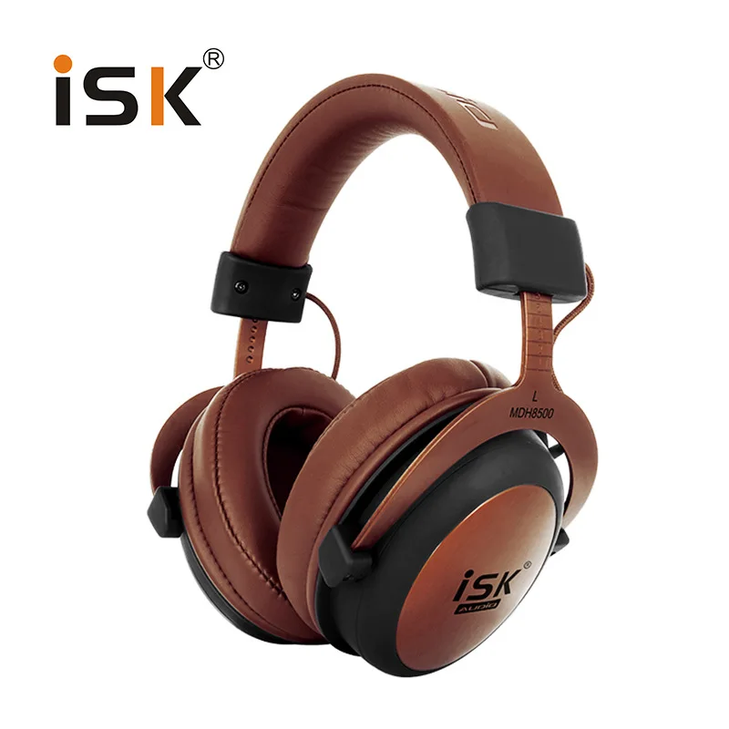 ISK MDH8500 Professional Monitoring Headphones Fully Enclosed Dynamic Noise Canceling Stereo Earphone Headset Studio Headphones