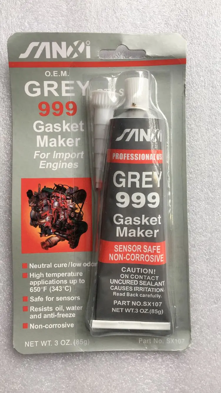 Grigio resistente ai lubrificanti, al liquido di raffreddamento, all\'acqua e al carburante per Mazda B2600 dal 1989 al 1993 85g