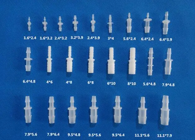 

5pcs Variable Diameter Direct Two-way Joint Direct Plastic Joint Variable Diameter Plastic Direct Micro-plastic Joint