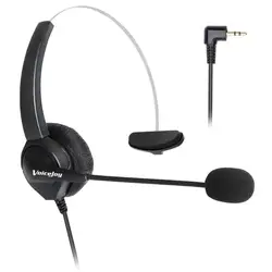 2.5mm plug headset Call Center Telephone Headset Noise Cancelling Headphone with Microphone for Linksys SPA 921 SPA 922 Polycom