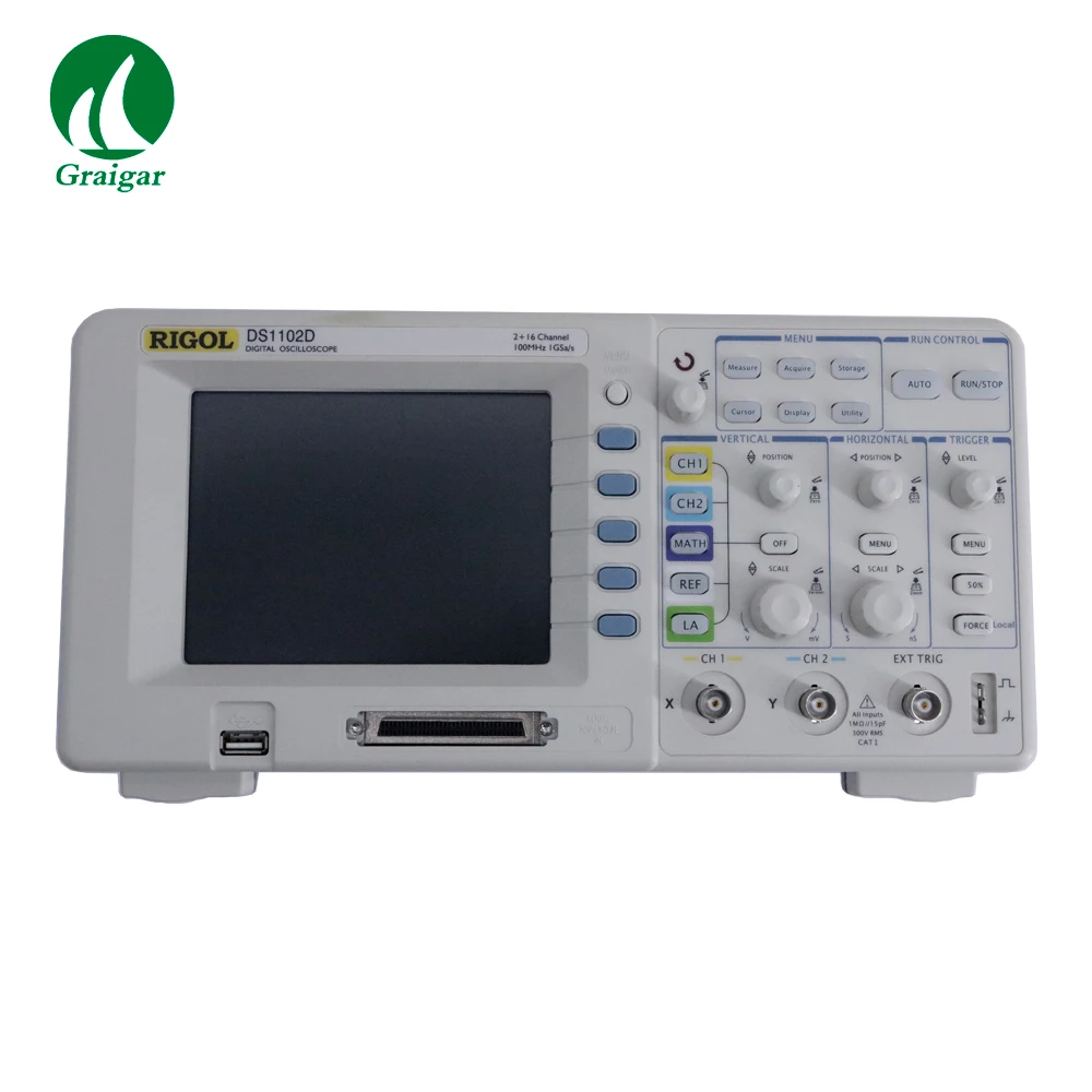 DS1102D Max. 샘플링 속도 1GSa/s (아날로그),200MSa/s(LA)